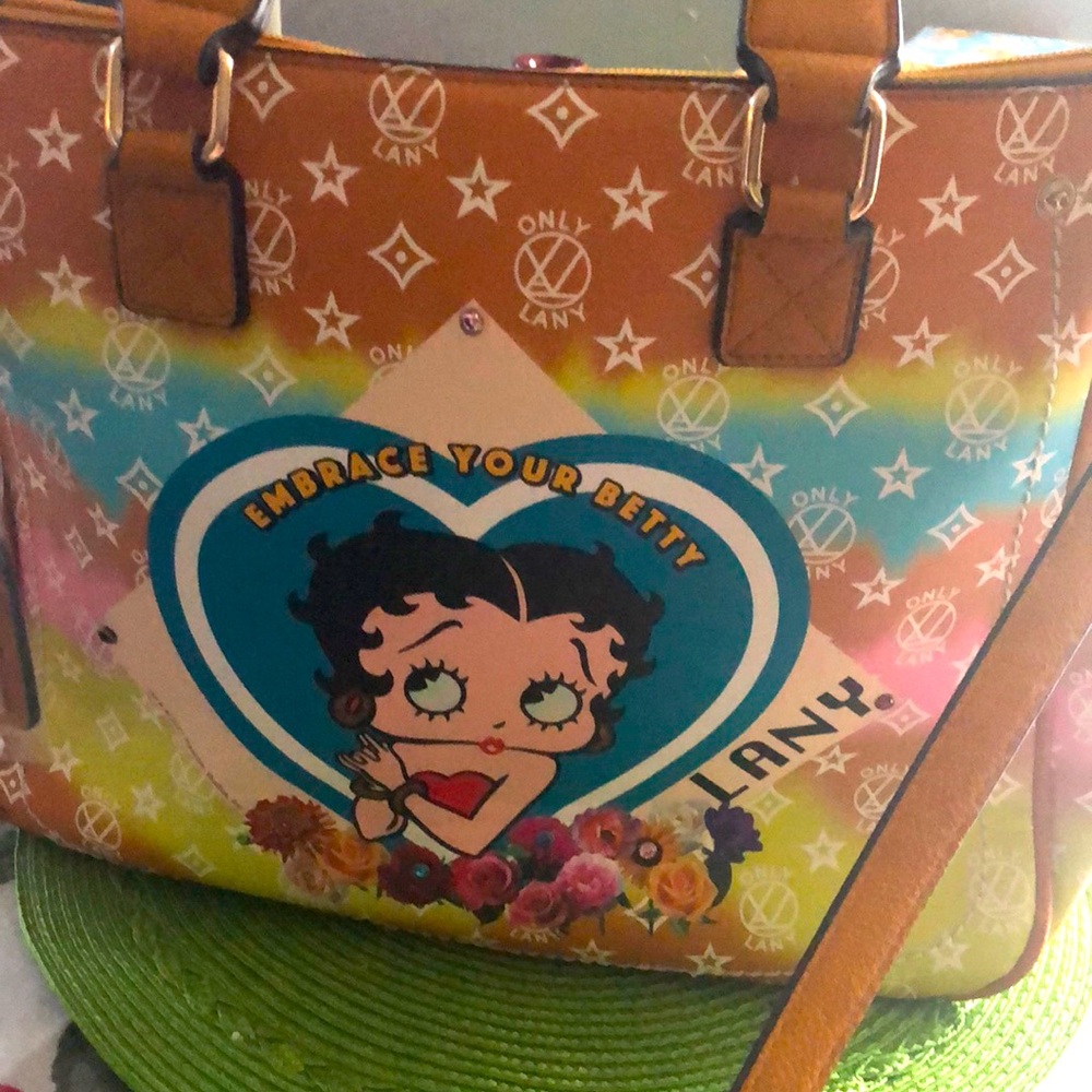 Multicolor Betty Boop Tote Bag